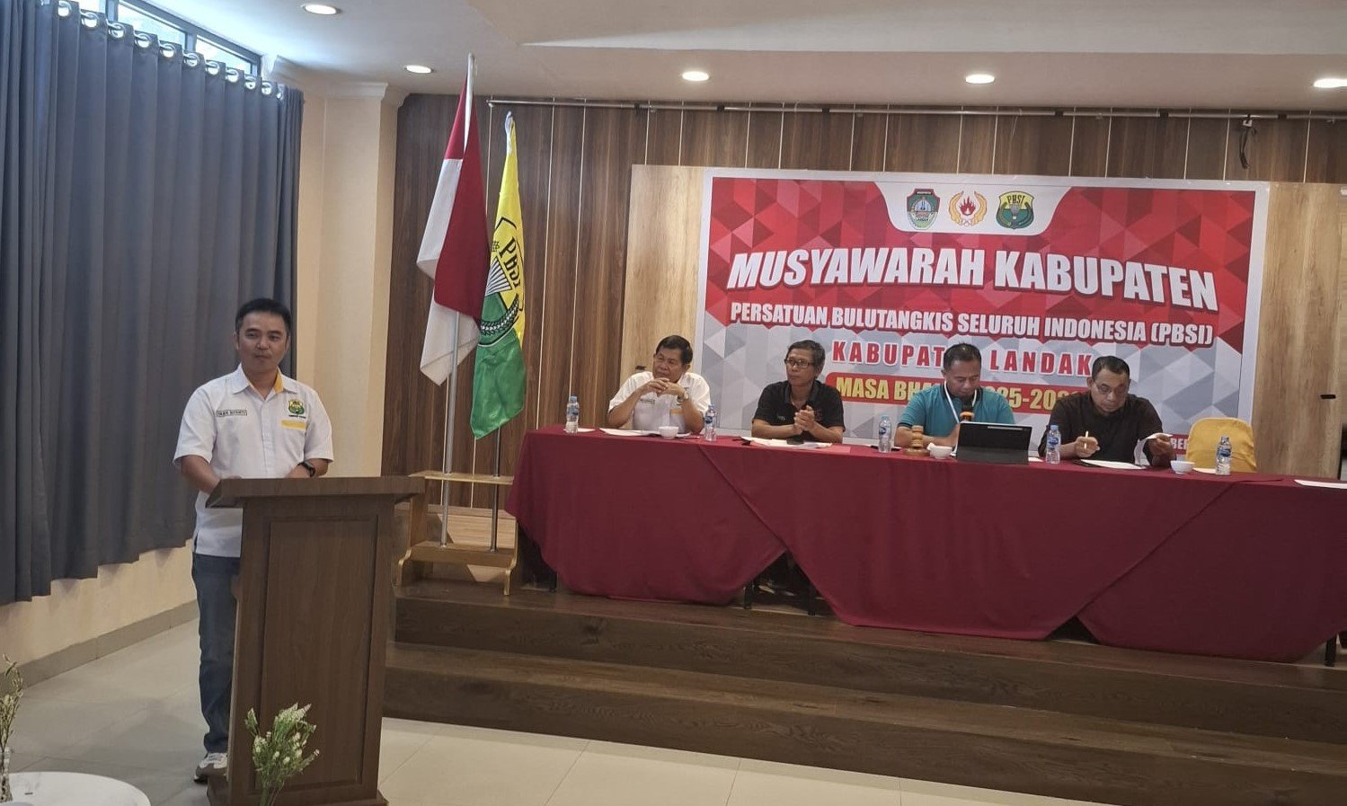 PBSI Landak menggelar Muskab 2025–2029 di Ngabang.