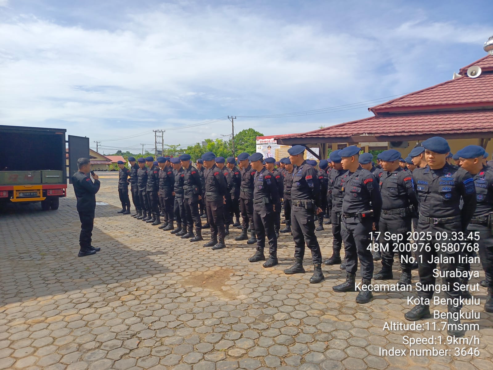 Brimob Polda Bengkulu Gelar Latihan PHH, Tingkatkan Kesiapsiagaan Personel