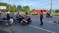 Sat Samapta Polres Majalengka intensifkan pengaturan lalu lintas pagi di titik rawan kemacetan