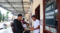 Polres Humbahas mempermudah penerbitan SKCK dengan sistem online melalui aplikasi Polri Presisi.