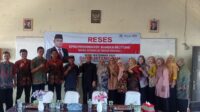 Anggota DPRD Babel Rustamsyah menyerap aspirasi siswa SMA Negeri 1 Belinyu.