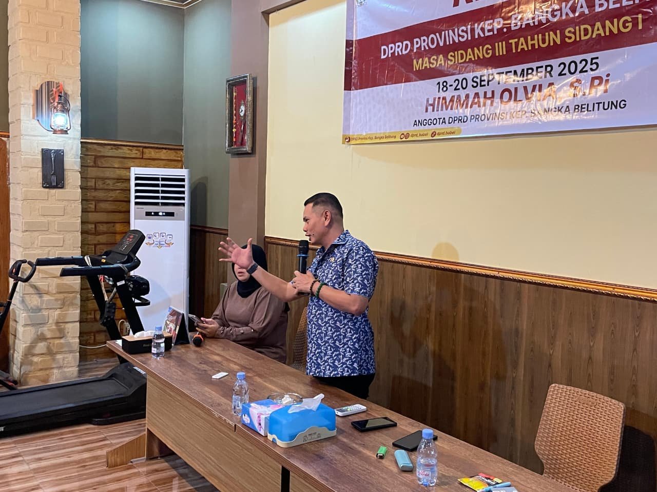 Himmah Olvia menggelar reses di Kelurahan Kudai, Bangka.