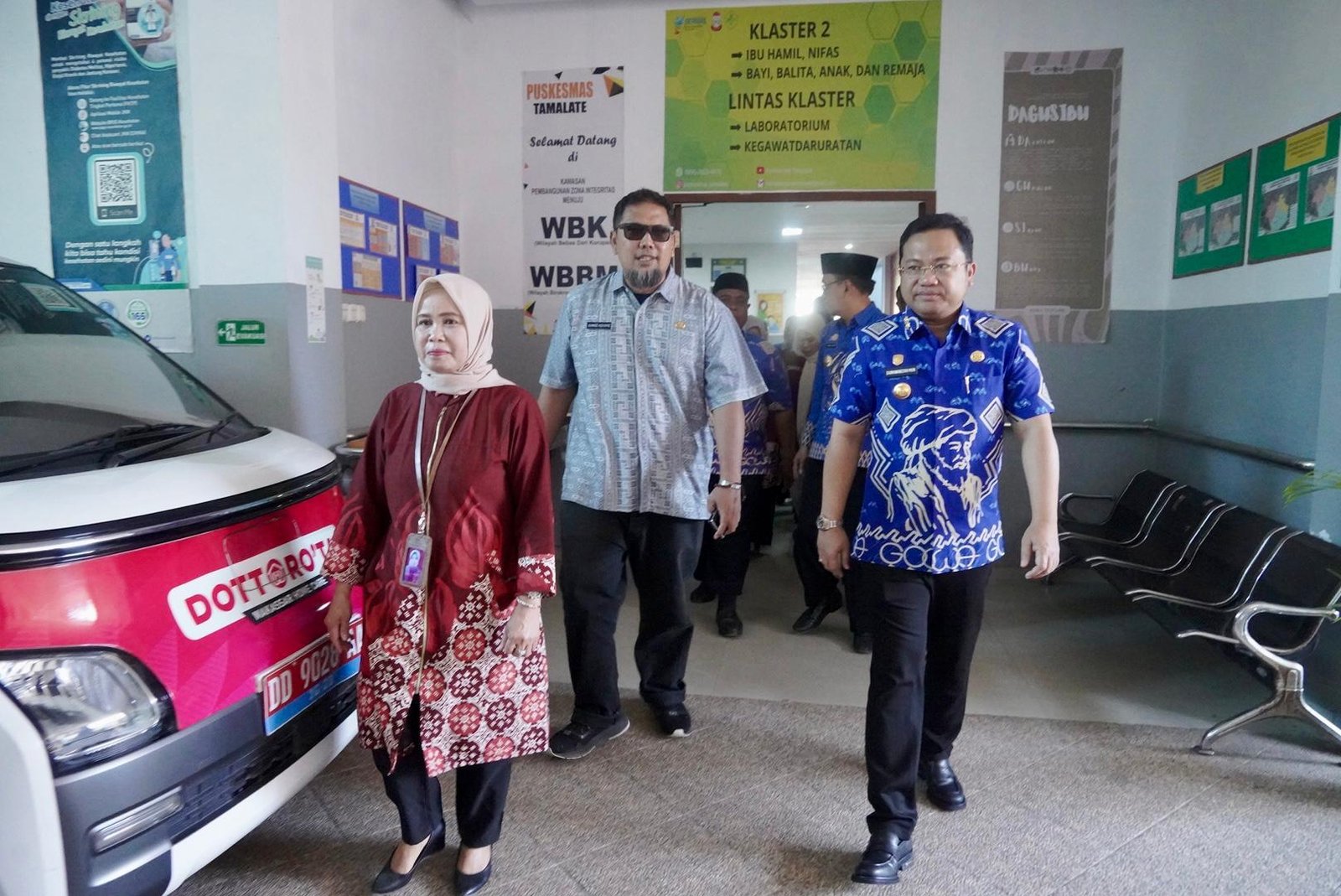 Pemkab Gowa melalui Wabup Darmawangsyah Muin melakukan studi tiru ke Puskesmas Tamalate Makassar