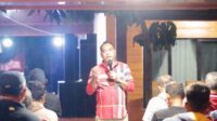 Ketua Komisi III DPRD Babel, Taufik Rizani, menyerap aspirasi warga Belitung di Desa Perawas.