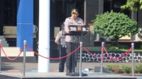 Wakapolres Majalengka KOMPOL Asep Agustoni pimpin apel jam pimpinan di Mako Polres