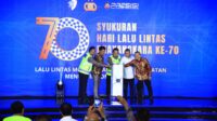 Kapolri meluncurkan aplikasi Digital Korlantas pada HUT Lalu Lintas ke-70.