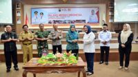 PMI Kabupaten Lampung Selatan memperingati HUT ke-80 di Aula Rajabasa, Kantor Bupati setempat, Selasa (30/9/2025).