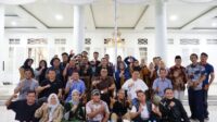 Pj Wali Kota Pangkalpinang M. Unu Ibnudin menggelar silaturahmi dengan insan pers.