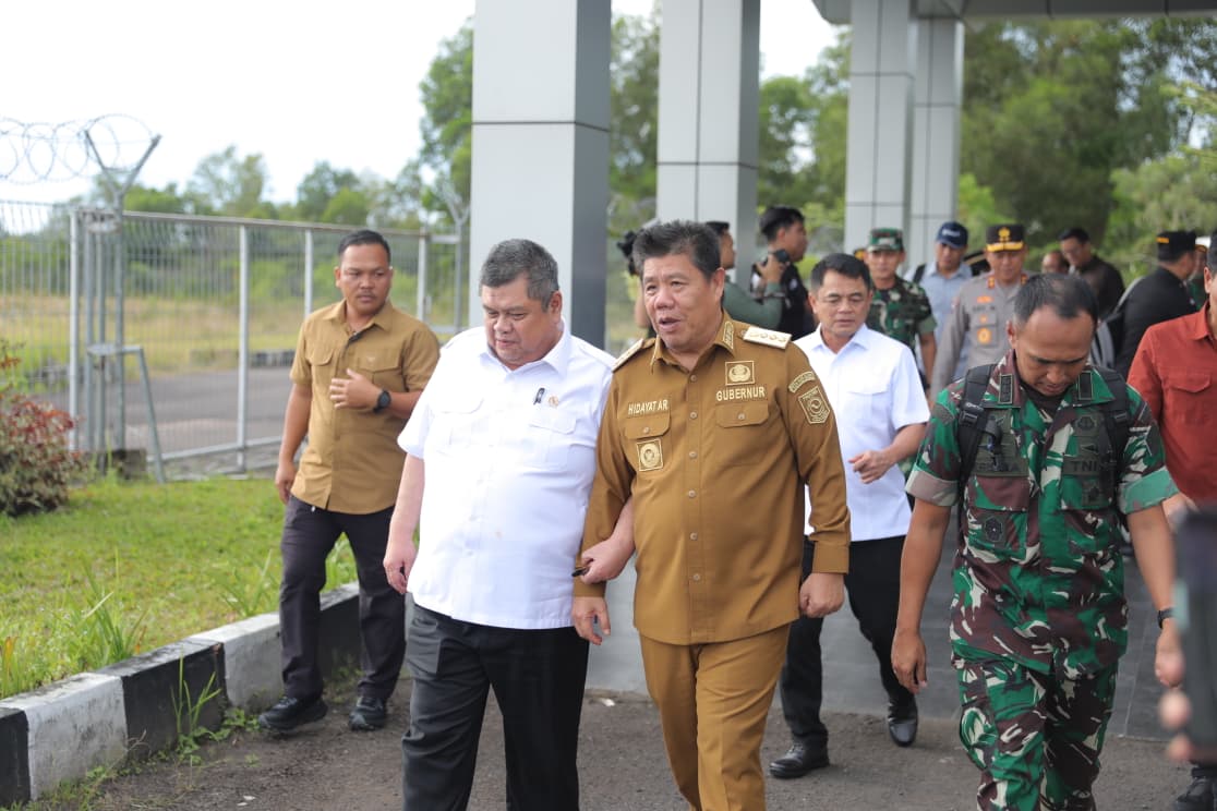Gubernur Babel Hidayat Arsani mengucapkan terima kasih kepada Satgas PKH atas kunjungan kerja di Babel.