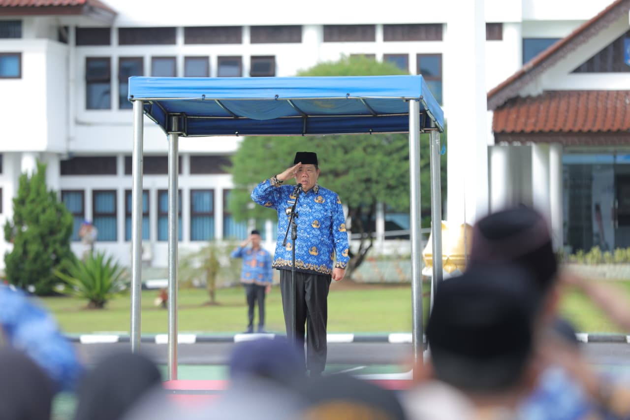 Gubernur Babel Hidayat Arsani menjadi Inspektur Upacara Hari Kesaktian Pancasila 2025