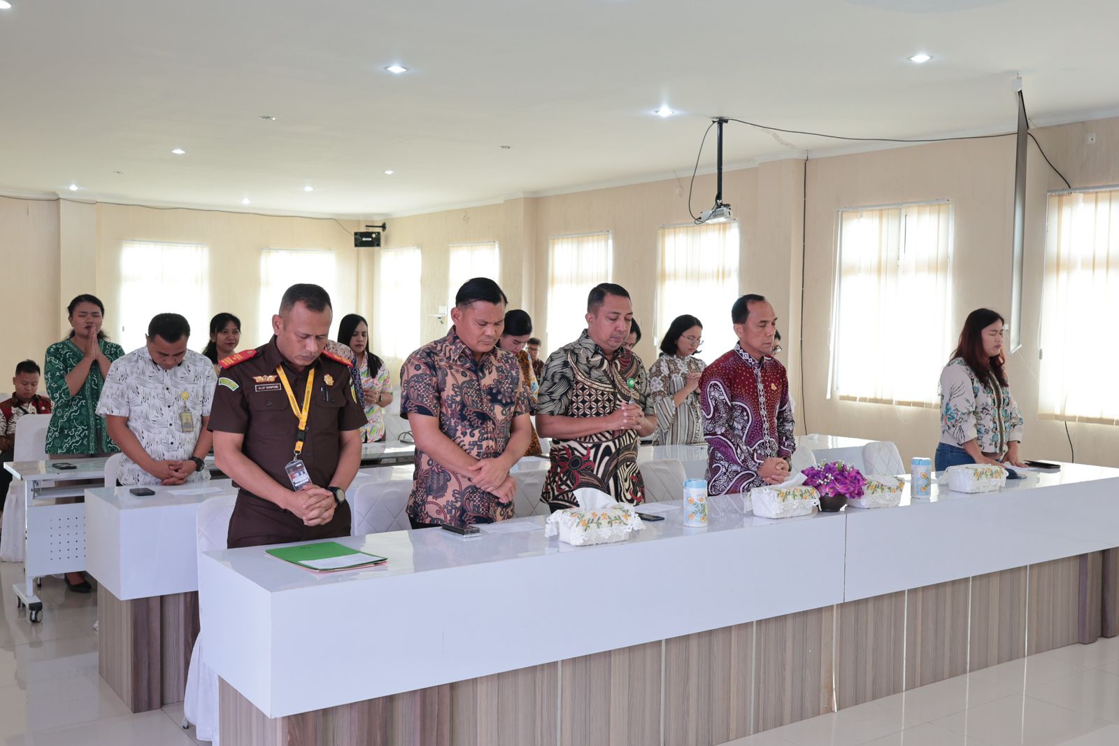 Kejati Bengkulu menggelar ibadah bulanan Oktober di Aula Intelijen