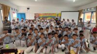 Ditlantas Polda Bengkulu menggelar Police Go To School di SDN 05 Kota Bengkulu