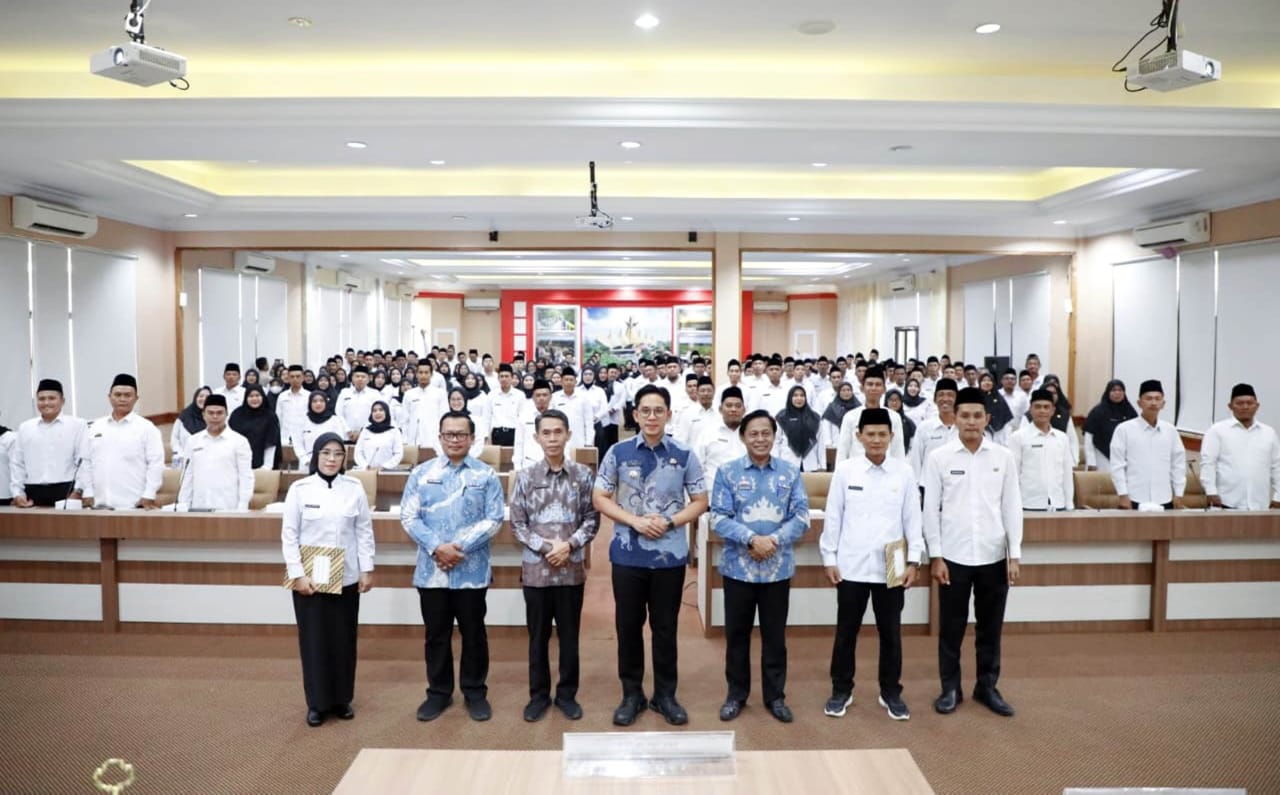 Sebanyak 215 PPPK Teknis Khusus Kemensos di Lampung Selatan resmi menerima SK pengangkatan