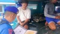 Ditpolairud Polda Bengkulu melaksanakan patroli di Perairan Muara Dua