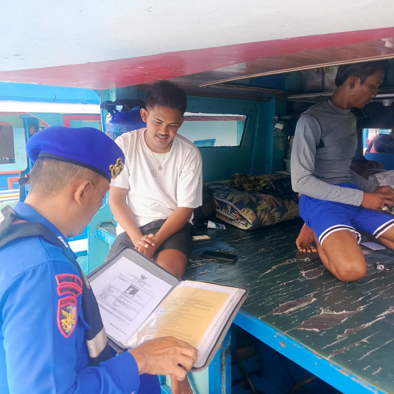 Ditpolairud Polda Bengkulu melaksanakan patroli di Perairan Muara Dua