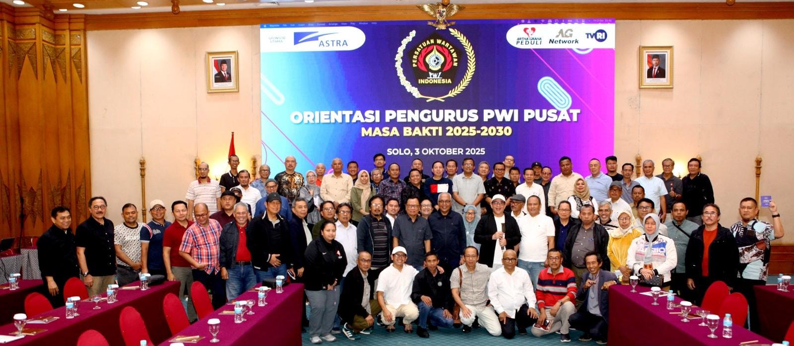 PWI Pusat menggelar orientasi kepengurusan 2025–2030 di Solo