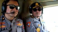 Astamaops Kapolri Komjen Fadil Imran meninjau kesiapan pengamanan MotoGP Mandalika 2025 melalui patroli udara