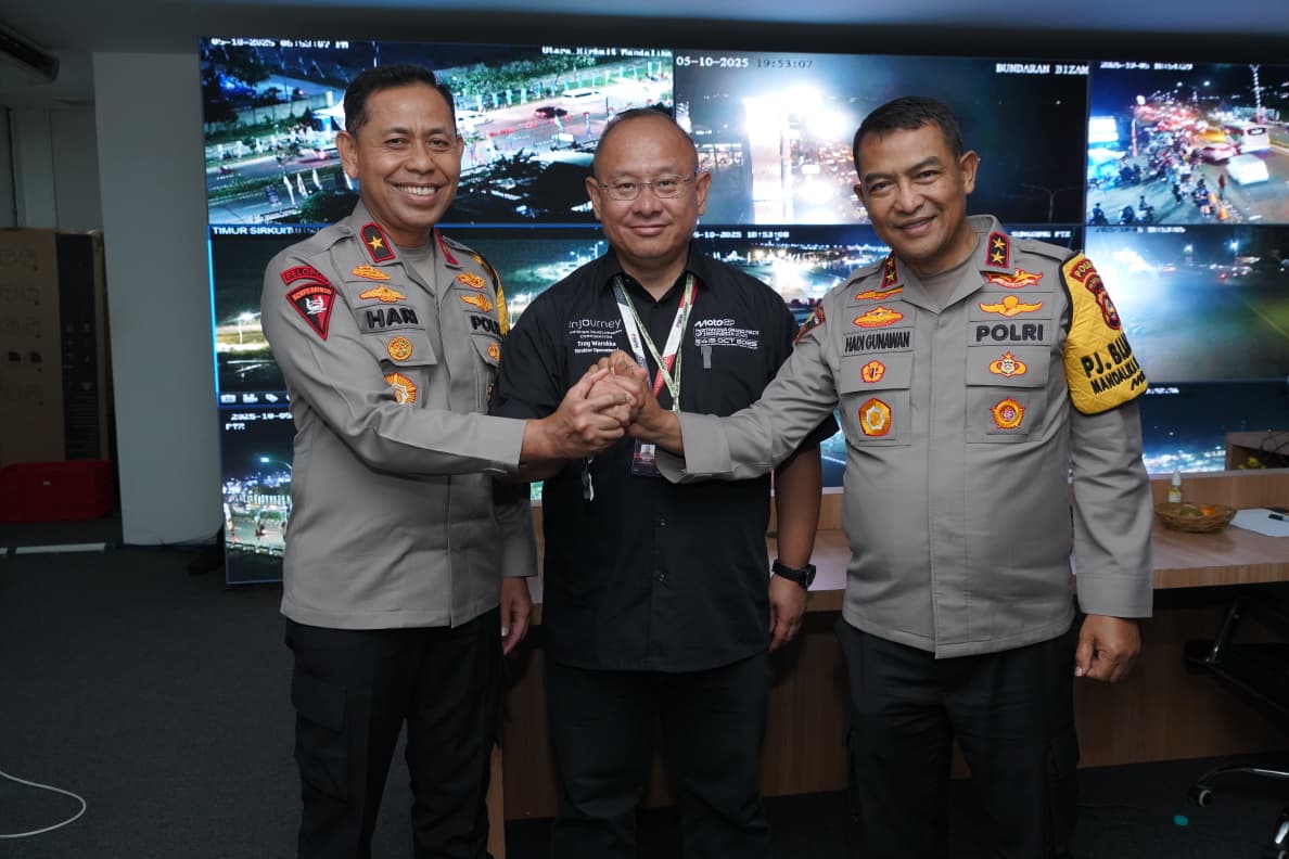 ITDC memberikan apresiasi tinggi kepada Polda NTB atas pengamanan sukses MotoGP Mandalika 2025.