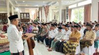 Kapolsek Jatiwangi bersama Forkopincam menghadiri peringatan Maulid Nabi Muhammad SAW 1447 H/2025 M di Desa Ciborelang