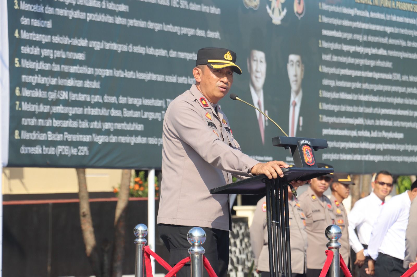 Wakapolres Majalengka Kompol Asep Agustoni menegaskan pentingnya disiplin