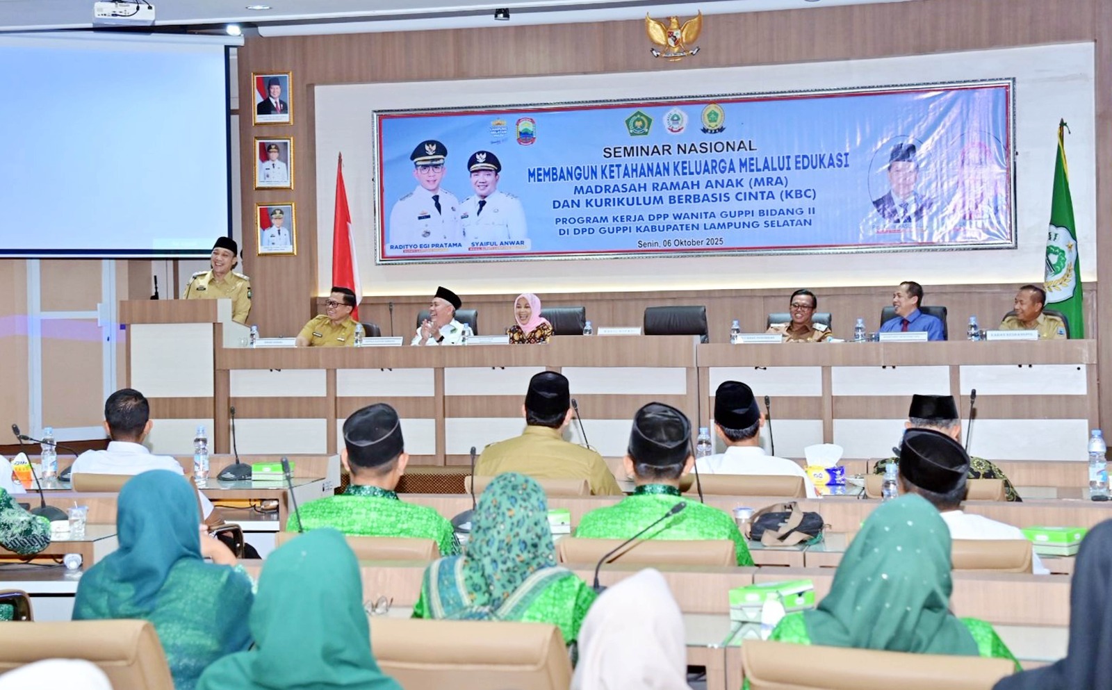 Wabup Lampung Selatan M. Syaiful Anwar membuka Seminar Madrasah Ramah Anak dan Kurikulum Berbasis Cinta di Kalianda