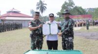 TMMD ke-126 di Landak: Sinergi TNI, Pemerintah, dan Masyarakat untuk Pembangunan Desa