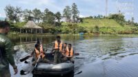 Latihan dayung Batalyon A Pelopor Satbrimob Polda Bengkulu
