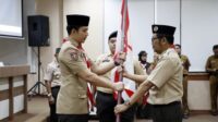 Bupati Lampung Selatan Radityo Egi Pratama melepas Kontingen Pramuka Lampung Selatan menuju Jambore Daerah 2025