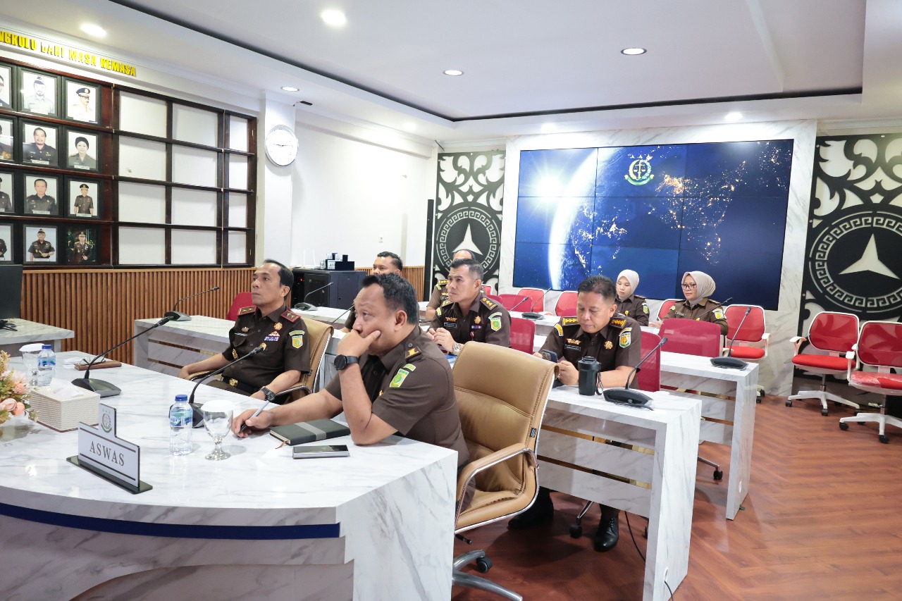 Kejati Bengkulu mengikuti Sosialisasi SPI 2025 secara nasional