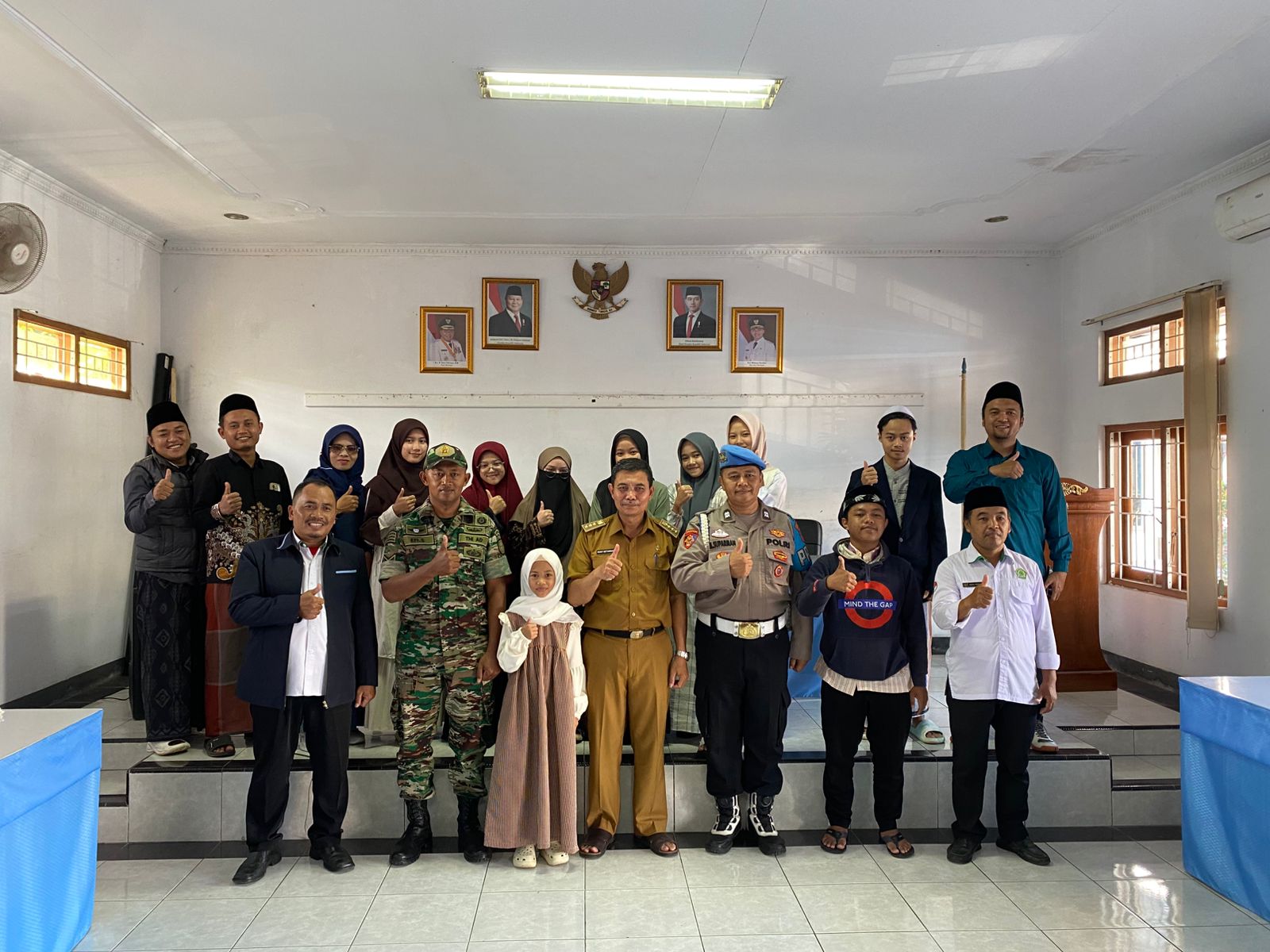 Polsek Cikijing menghadiri Rakor dan pelepasan peserta MTQ ke-55 tingkat Kabupaten Majalengka.