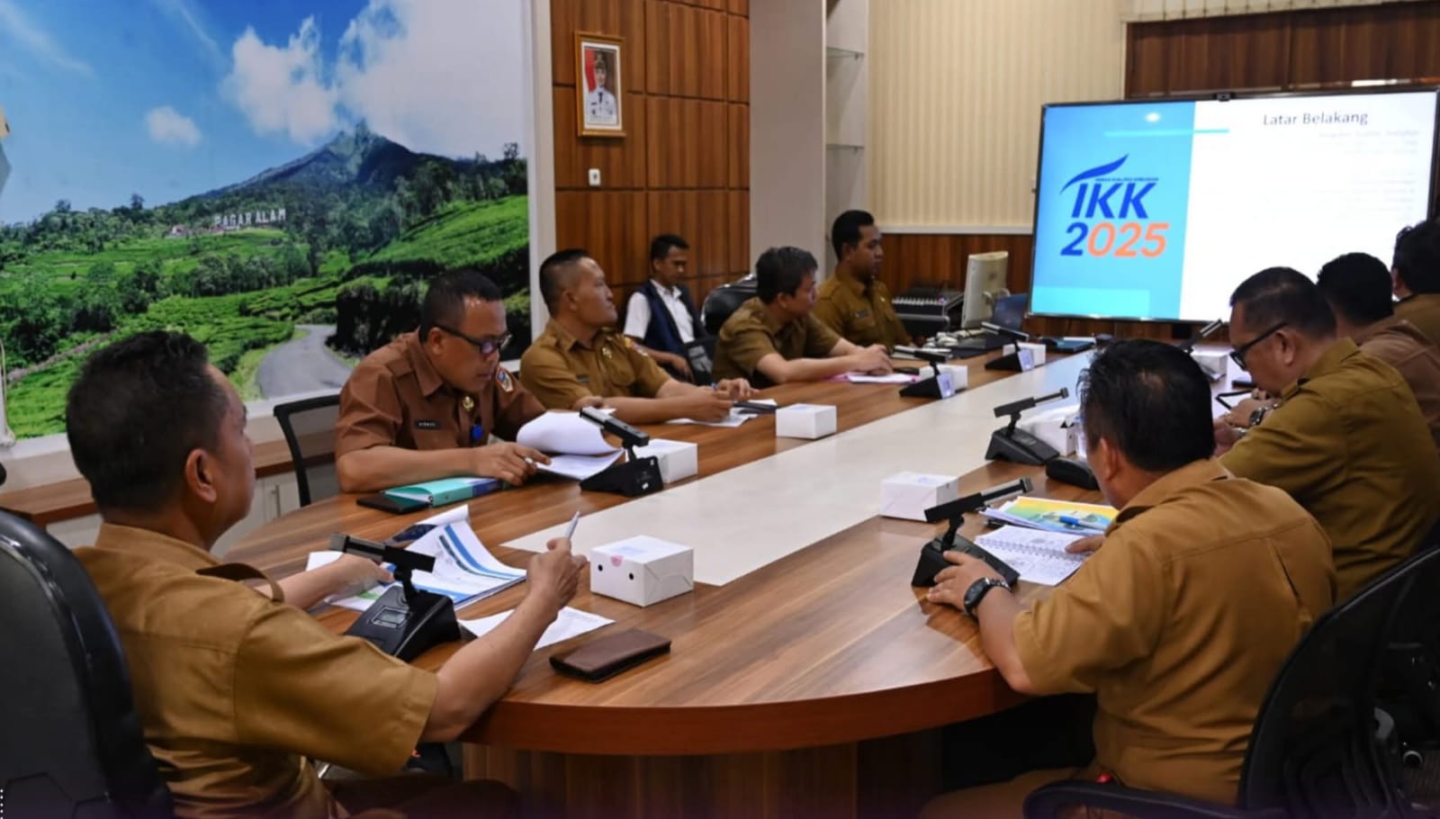 Pemkot Pagar Alam menggelar Rakor Pengukuran Indeks Kualitas Kebijakan (IKK) 2025