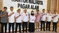 Wakil Wali Kota Pagar Alam Hj. Bertha menerima audiensi Dunia Atma Dhira Indonesia