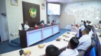 Pertemuan Bakohumas dan Admin Media Sosial Lingkup Pemkab Gowa Tahun 2025 di Baruga Karaeng Pattingalloang, Kantor Bupati Gowa, Rabu (15/10/2025).