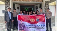 patroli Minggu Kasih dengan prinsip 3S untuk menjaga keamanan ibadah gereja dan meningkatkan sinergi dengan masyarakat.