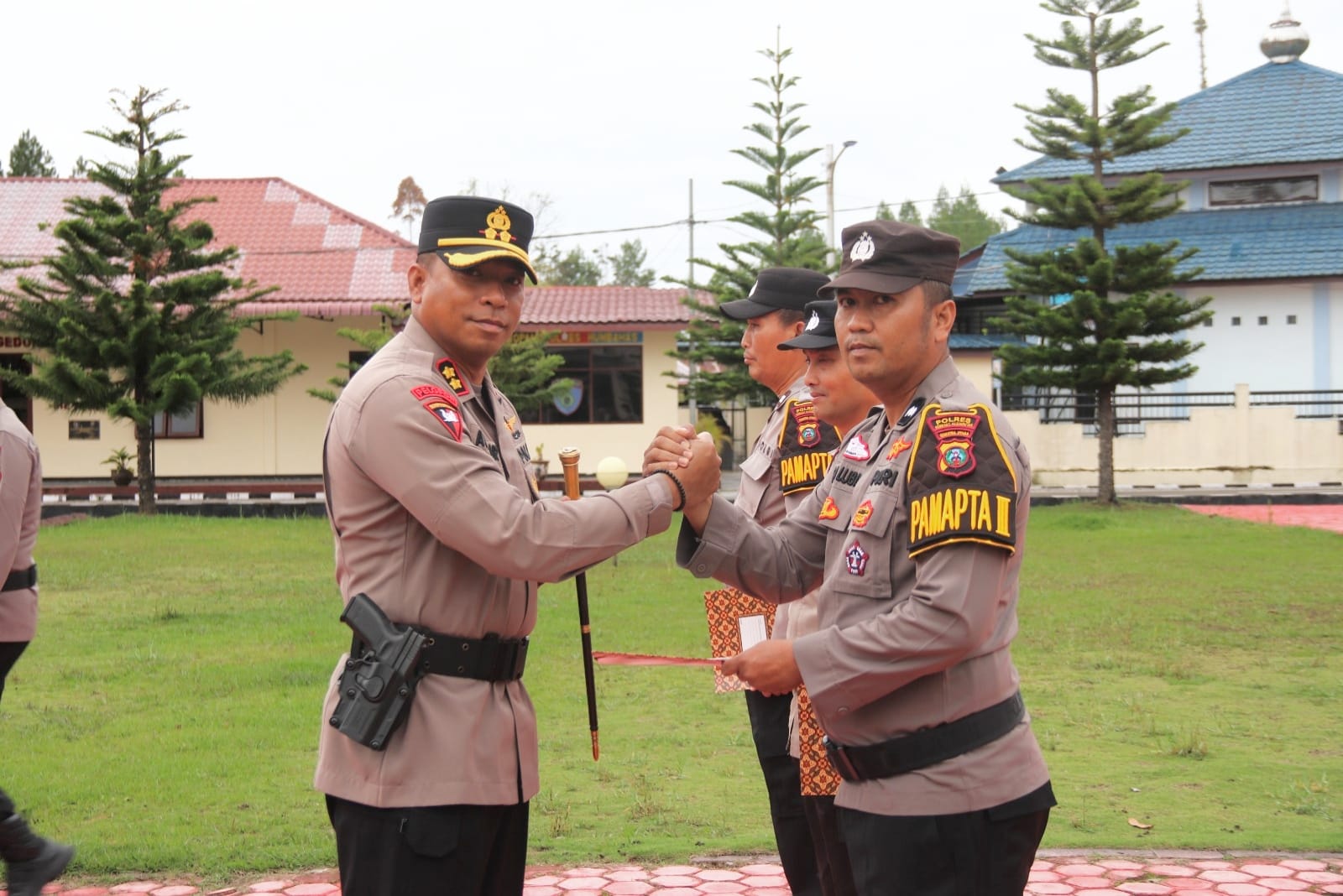 Polres Humbahas meluncurkan program Perwira Samapta (Pamapta) di SPKT