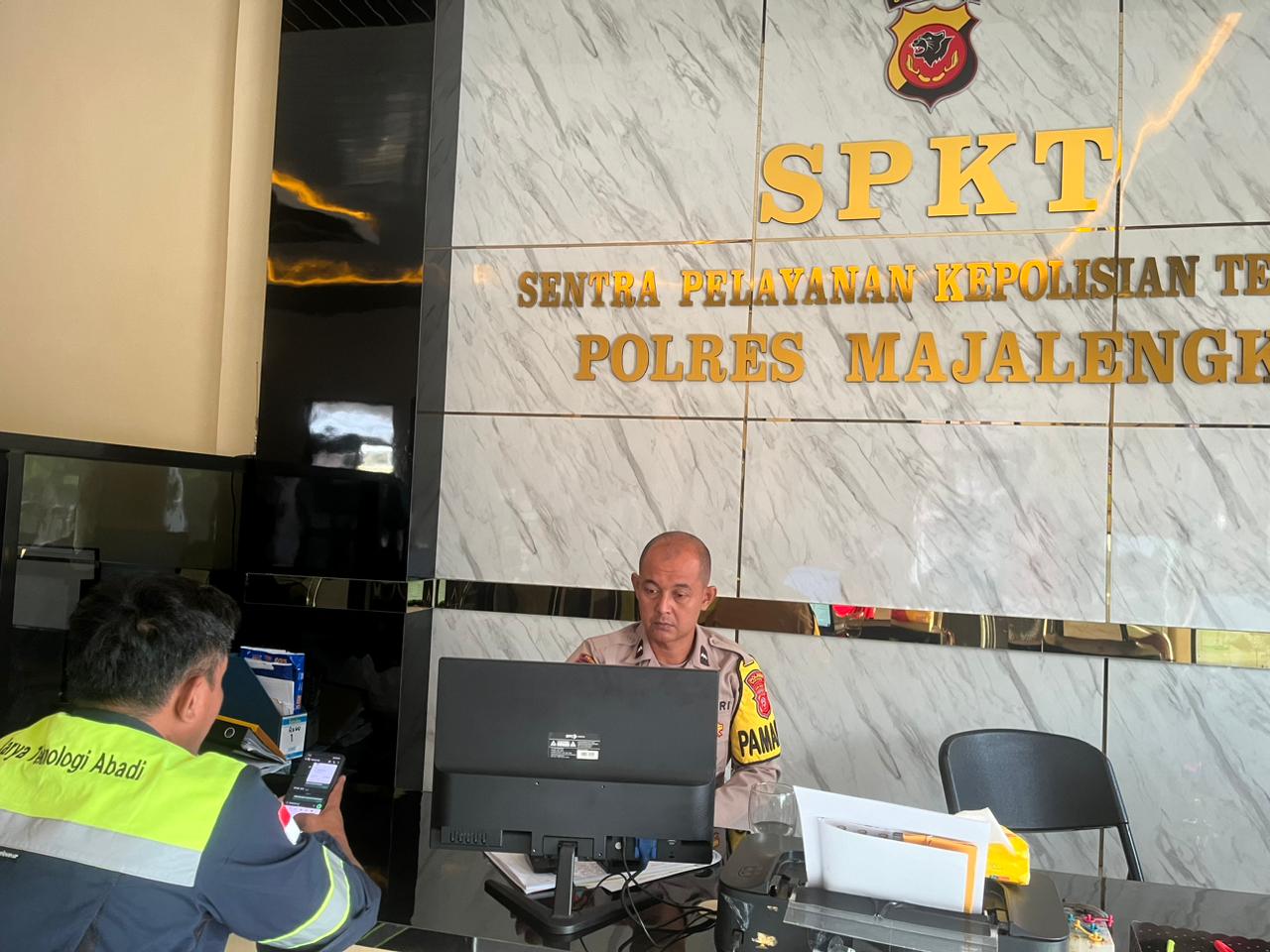 SPKT Polres Majalengka tanggap melayani laporan kehilangan milik warga