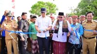 Bupati Lampung Selatan Radityo Egi Pratama meresmikan jalan Way Harong–Sidoharjo sepanjang 6,15 km.