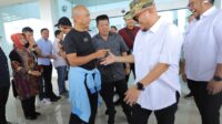 Gubernur Babel Hidayat Arsani mengantarkan Jamintel Kejagung RI Reda Manthovani dan Wamenhaj RI Dahnil Anzar kembali ke Jakarta