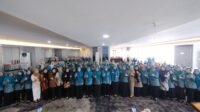 Pelatihan Peningkatan Kapasitas Kader PKK dalam Pelaksanaan Program Gelari Pelangi di Hotel Aerotel Smile Makassar, Senin (27/10/2025).