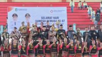 Pemkab Sintang menggelar upacara Hari Sumpah Pemuda ke-79 di GOR Apang Semangai