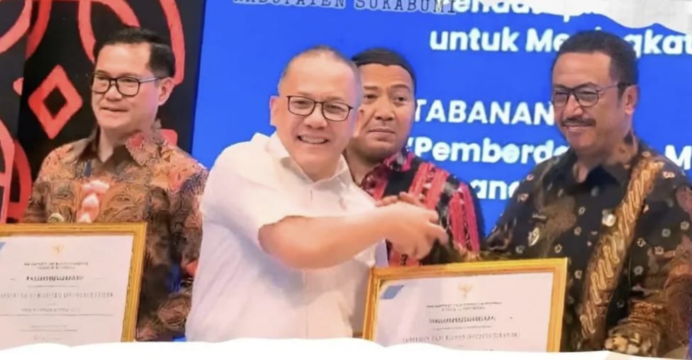 Kabupaten Sukabumi raih Apresiasi BRIDA/BAPPERIDA Optimal 2025 dari BRIN sebagai daerah kinerja terbaik bidang riset dan inovasi