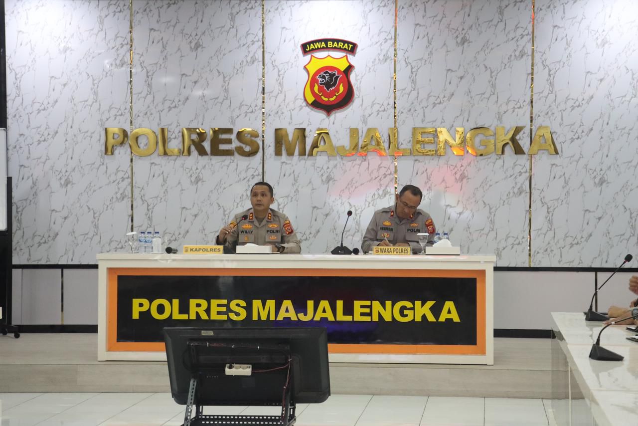 Polres Majalengka gelar Analisa dan Evaluasi (Anev) Situasi Kamtibma