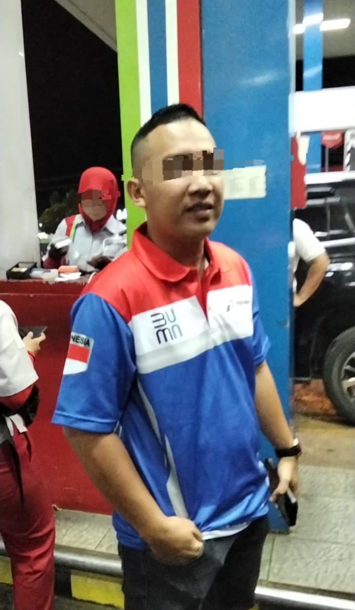 Nanda, pengawas SPBU 24.351.125 di Jalan Sultan Agung,