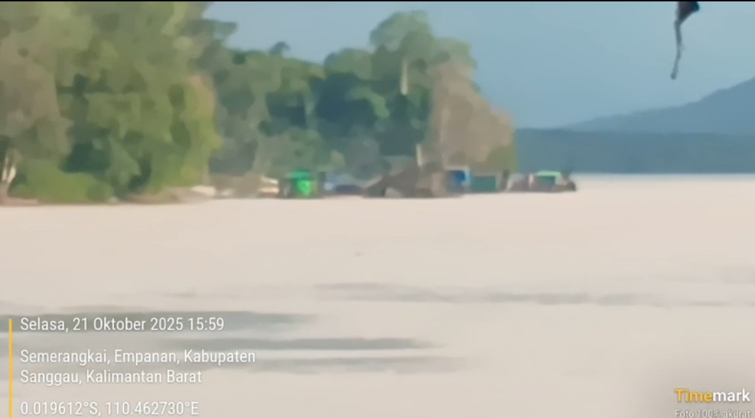 Tambang emas ilegal Desa Samarankai