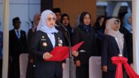 Bupati Gowa Sitti Husniah Talenrang mengajak ASN dan masyarakat bergotong royong menyukseskan program Gowa Bersama pada Hari Kesaktian Pancasila 2025.