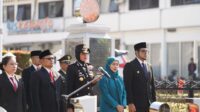 Pemkot Sukabumi menggelar Upacara Hari Kesaktian Pancasila 2025 di Plasa Balai Kota.