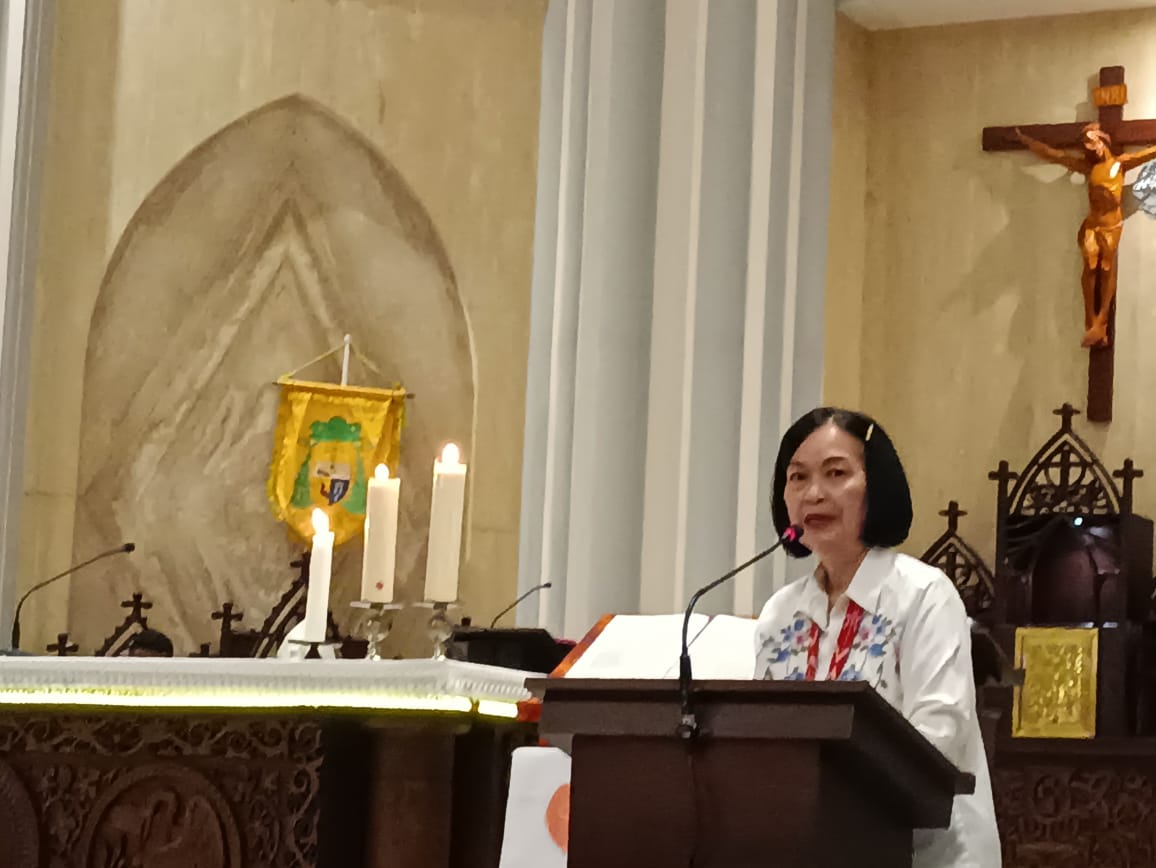 Yosepha Hasnah sebagai Ketua FMKI Kabupaten Sintang periode 2025-2028,