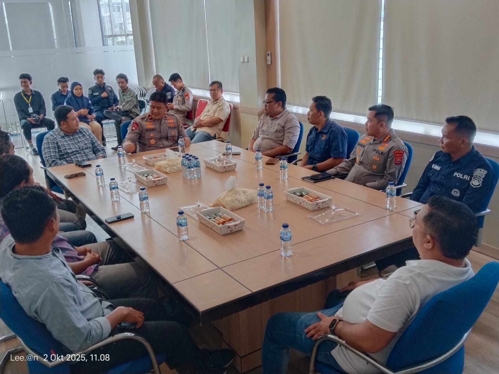 Wakapolda Bengkulu Brigjen Pol. Dicky Sondani memperkuat sinergi Polri dan media melalui silaturahmi ke Graha Pena Rakyat Bengkulu