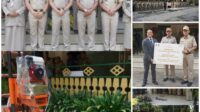 Kecamatan Tebet menerima delapan pompa bor dari Yayasan Gereja Yesus Kristus untuk pembangunan sumur resapan.