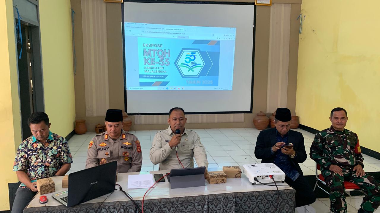 Kapolsek Jatiwangi AKP Rudy Djunardi menghadiri Rakor